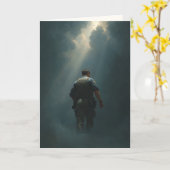 "Called Home by Light" Sympathy Card Kaart (Gele Bloem)