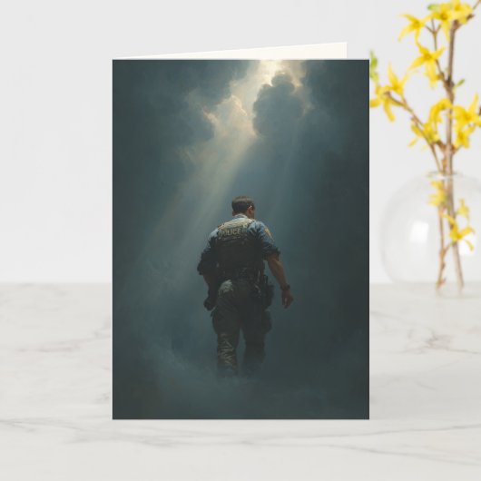 "Called Home by Light" Sympathy Card Kaart (Gele Bloem)