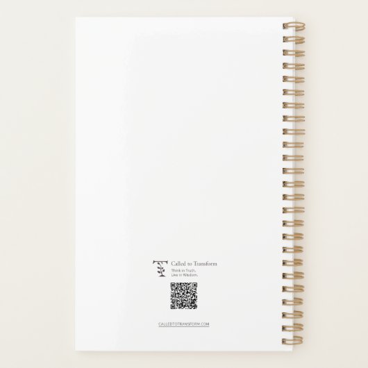 Called To Transform Planner (Achterkant)