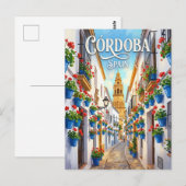 Calleja de las Flores Spanje Briefkaart (Voorkant / Achterkant)