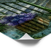 Callejón de Cuento de Hadas en Acuarela  Perfect Poster (Hoek)