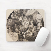Calley Monkey Mandala Muismat (Met muis)