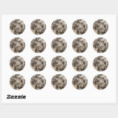 CalleyArt1 Ronde Sticker (Vel)