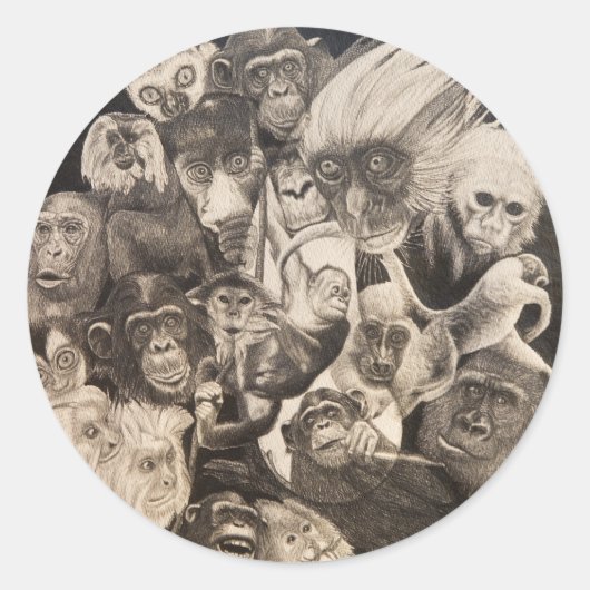 CalleyArt1 Ronde Sticker (Voorkant)