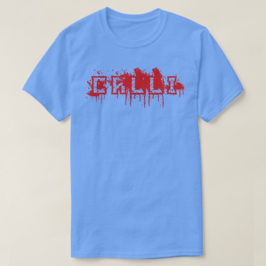 Calli Voornaam Halloween Costume Personalizeerd 9 T-shirt (Design voorkant)