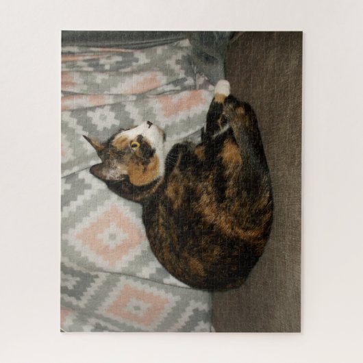 Callie Cat op Sofa Legpuzzel (Verticaal)