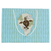 Callie de Zee Turtle Gift Bag Groot Cadeauzakje (Achterkant)
