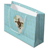 Callie de Zee Turtle Gift Bag Groot Cadeauzakje (Voorkant Gekanteld)