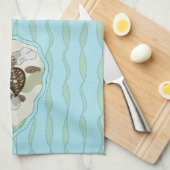 Callie de Zee Turtle Keukenhanddoek (Quarter Fold)
