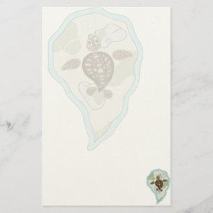 Callie de Zee Turtle Stationery Briefpapier