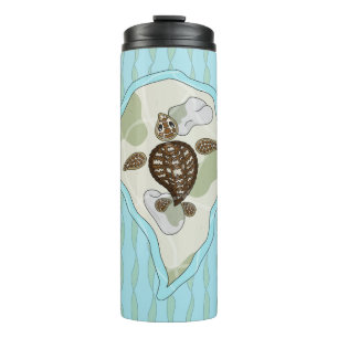 Callie de Zee Turtle Thermal Tumbler Thermosbeker