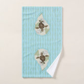 Callie de zeeschildpad handdoekenset bad handdoek (Handdoek)