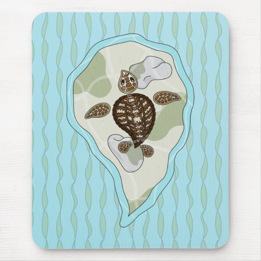 Callie de zeeschildpad muismat (Voorkant)