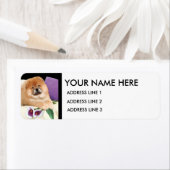 CALLIE heARTdog aangepaste adresetiketten Etiket (Insitu)