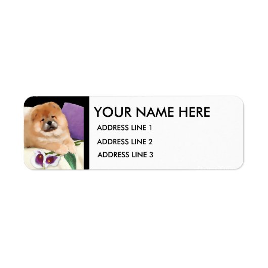 CALLIE heARTdog aangepaste adresetiketten Etiket (Voorkant)