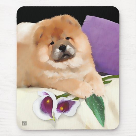 CALLIE heARTdog chow mousepad Muismat (Voorkant)