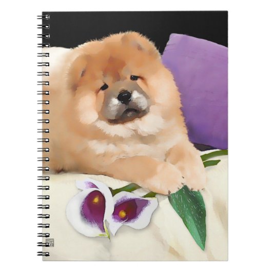 CALLIE heARTdog chow spiral notebook Notitieboek (Voorkant)