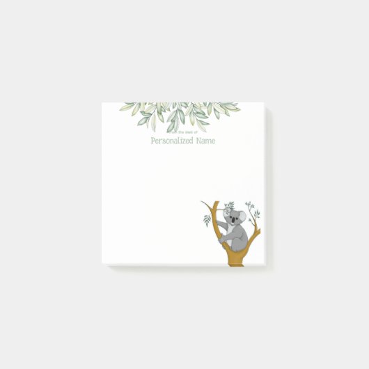 Callie Koala Eucalyptus Post-it® Notes (Voorkant)