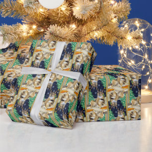Callie Muffin - Kat - Kerstkerstpapier - Rollen Cadeaupapier