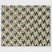 Callie Muffin - Kat - Kerstkerstpapier - Rollen Cadeaupapier (Vlak)