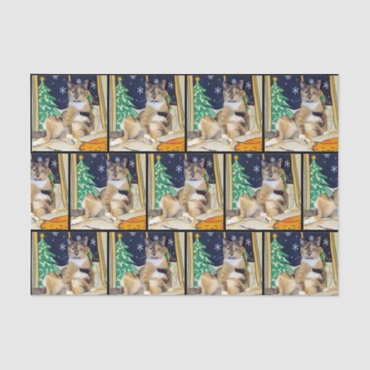 Callie Muffin's Lady like Kerstmis - Tissue Paper Tissuepapier (Voorkant)