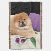 CALLIE THEARTdog-chow Deken (Voorkant Verticaal)