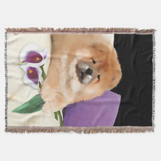 CALLIE THEARTdog-chow Deken (Voorkant)