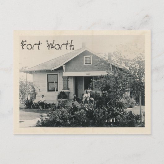 Callie's Bed & Breakfast, Fort Worth, Texas Briefkaart (Voorkant)