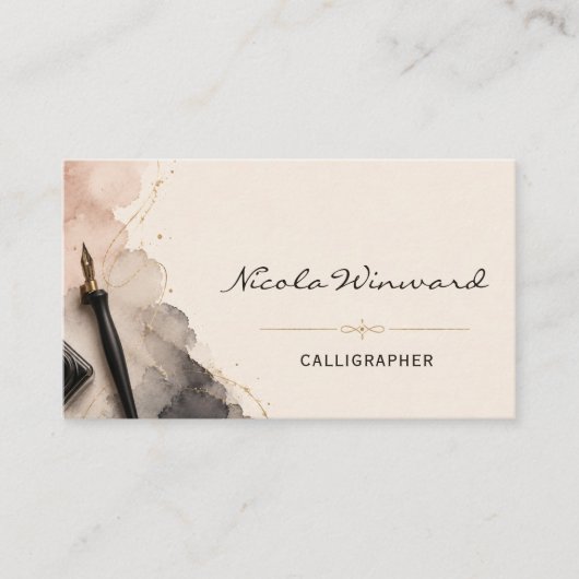 Calligraaf Visitekaartje (Voorkant)