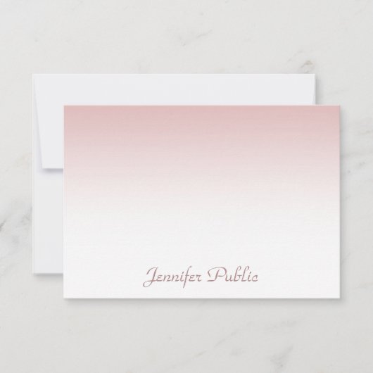 Calligraded Script Beauful Roos Gold Sjabloon (Voorkant)