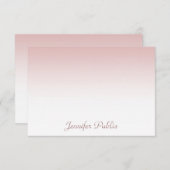 Calligraded Script Beauful Roos Gold Sjabloon (Voorkant / Achterkant)