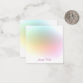 Calligraded Script Trendy Colorful Sjabloon (Voorkant / Achterkant in situ)