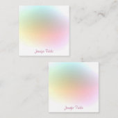 Calligraded Script Trendy Colorful Sjabloon (Voorkant / Achterkant)