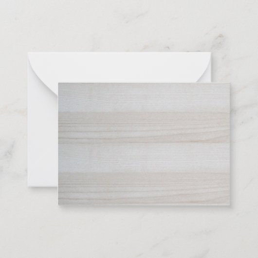 Calligrafed Script Elegant Sjabloon Wood Look (Achterkant)