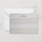 Calligrafed Script Elegant Sjabloon Wood Look (Voorkant)