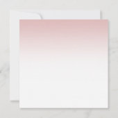 Calligrafed Script Naam Roos Goud Modern Sjabloon (Achterkant)