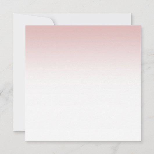 Calligrafed Script Naam Roos Goud Modern Sjabloon (Achterkant)