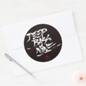 Calligraffiti van Flixx Ronde Sticker (Envelop)
