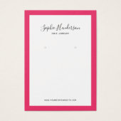 Calligrafie Aangepaste rand Kleur oorgevend beelds Visitekaartje (Voorkant)