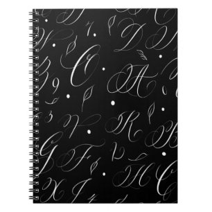 Calligrafie Alfabet Notitieboek