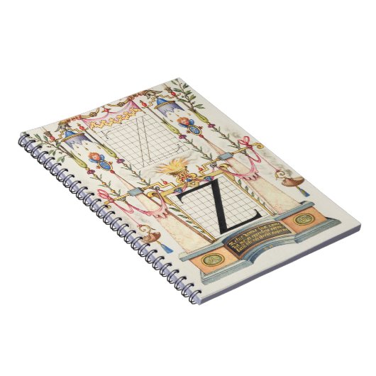 CALLIGRAFIE ANTIEK ALPHABET Z NOTITIEBOEK (Rechterzijde)