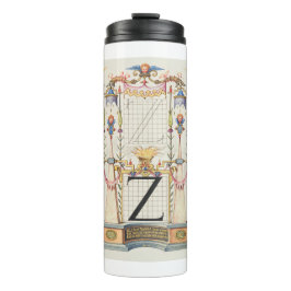 CALLIGRAFIE ANTIEK ALPHABET Z THERMOSBEKER