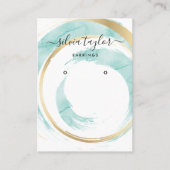 Calligrafie art. Veroorbare beeldschermkaart Visitekaartje (Voorkant)