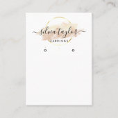 Calligrafie art. Veroorbare beeldschermkaart Visitekaartje (Voorkant)