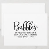 Calligrafie | "Bellen" Op maat gemaakte afscheidsc Kaart (Voorkant / Achterkant)