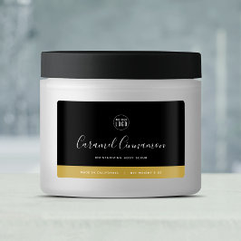 Calligrafie Bewerkbare Kleuren Contrast Product Labels