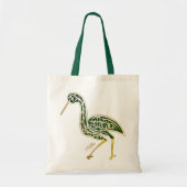 Calligrafie Bird (Stork) Tote Bag (Voorkant)