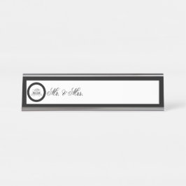 Calligrafie Black Roos Wedding Bureau Naambordje