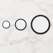 Calligrafie Black Roos Wedding Confetti (Achterkanten)