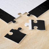Calligrafie Black Roos Wedding Legpuzzel (Zijkant)